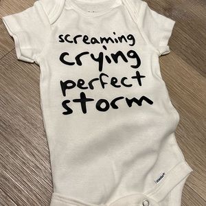 Taylor Swift themed 0-3 months onsie.
